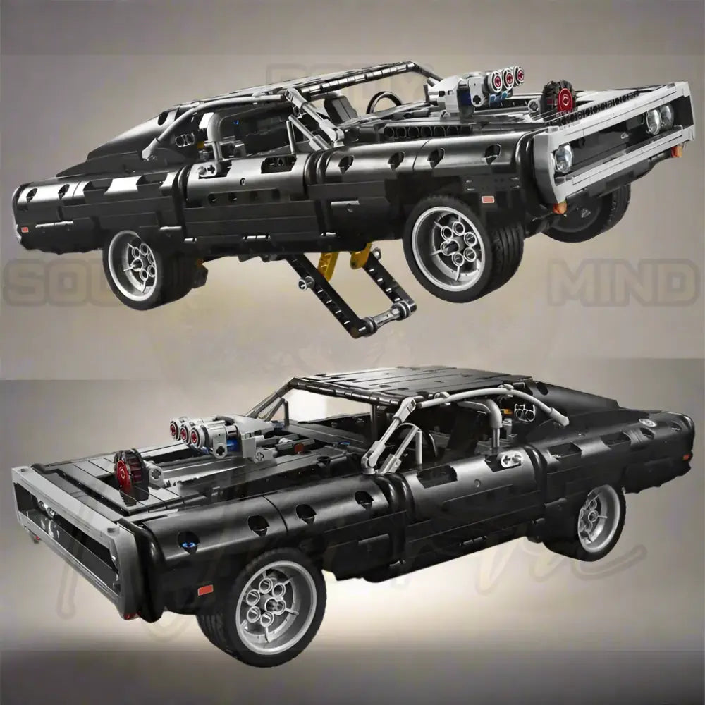 1077PCS Technische Dodge Charger Racewagen Auto