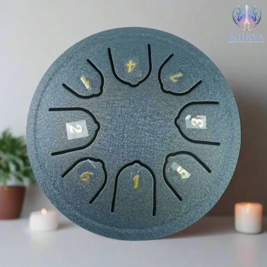 8 Tone Stalen Tongtrommel - 11.5cm