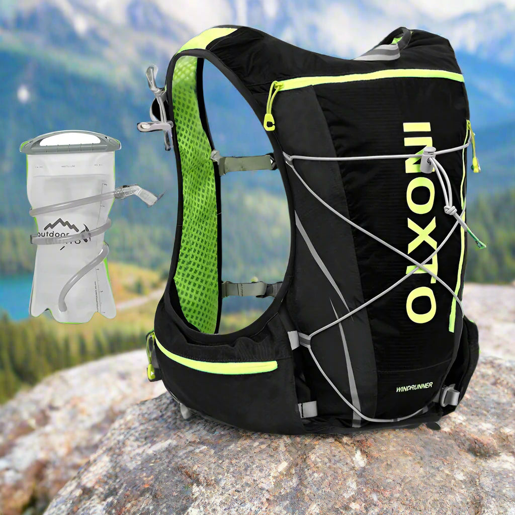 Hydratatie Rugzak – 8L | Voor Hardlopen, Fietsen, Hiking & Marathons – Inclusief 1,5L Waterzak + 500ml Waterfles