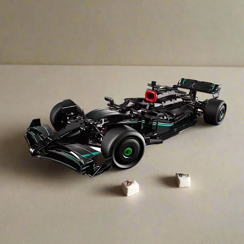 Technische F1 W14 E racewagen met 1642 stk bouwstenen