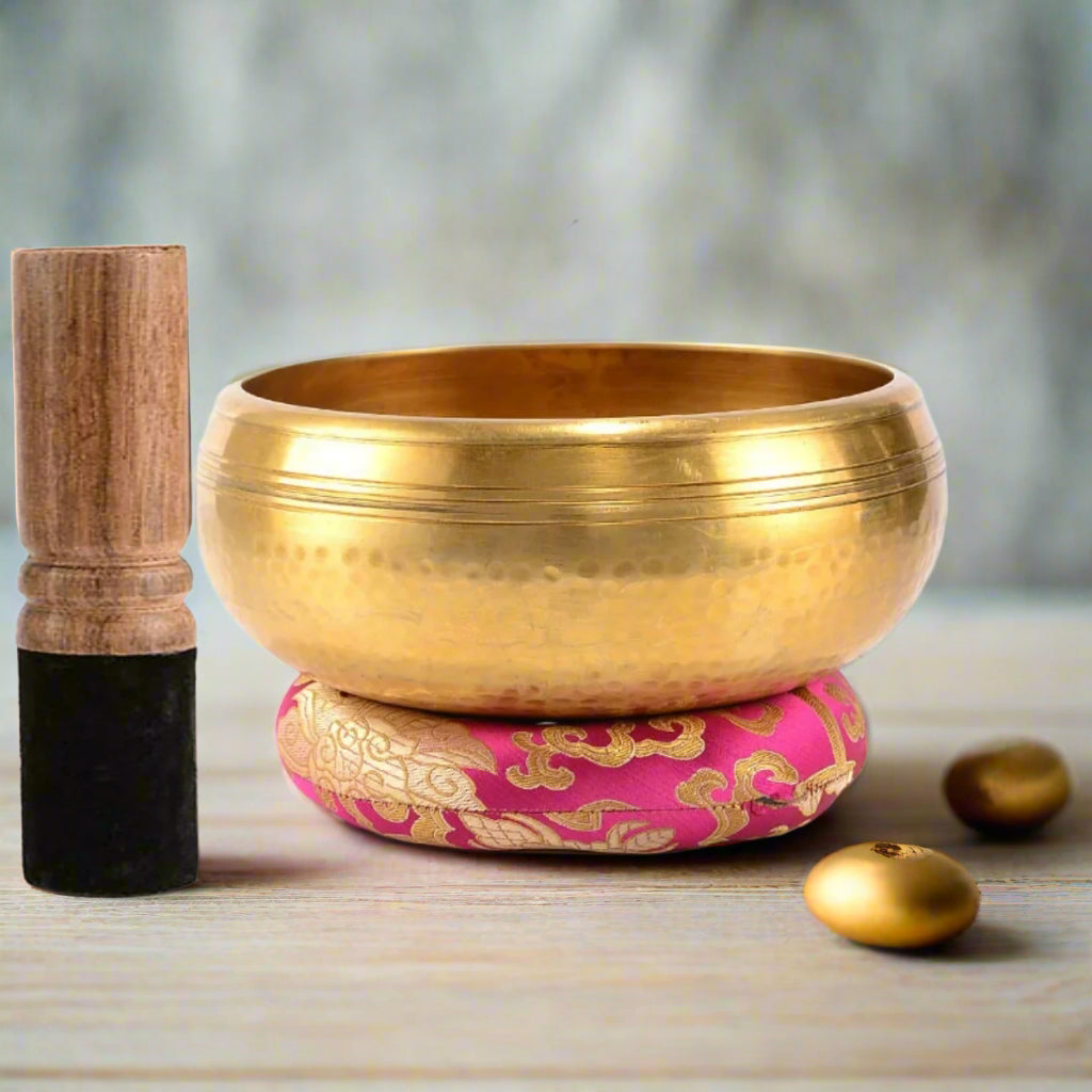 Handgemaakt & Authentiek Tibetaanse Klankschaal Set – 8,5–20 cm