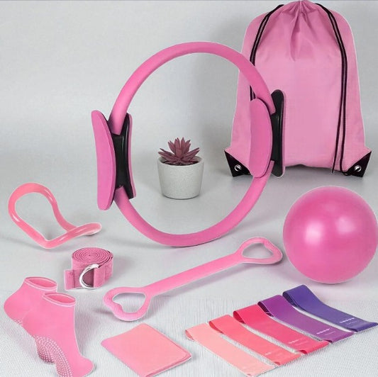 13-delige Yoga Cirkel Gym Set – Stevige PP-materialen | Voor Rek-, Core- en Flexibiliteitstraining