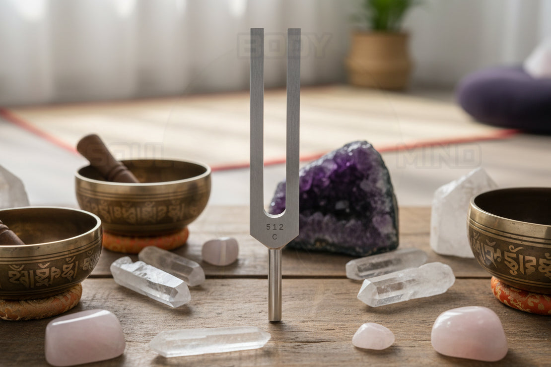 Aluminium Medische Stemvork voor Geluidstherapie 128 Hz / 256 Hz / 512 Hz 512 Hz