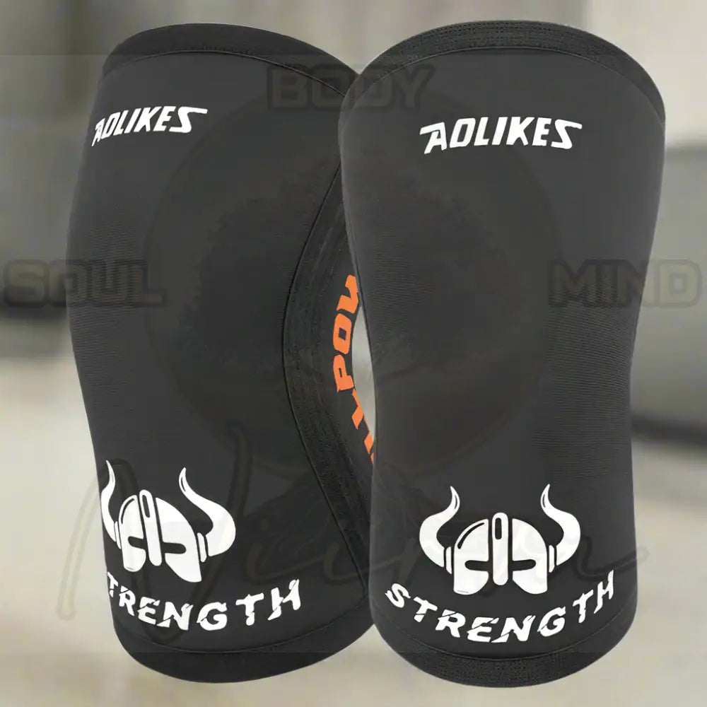 AOLIKES 7MM Elleboogcompressiekussens voor gewichtheffen Powerlifting Gladiatus / S