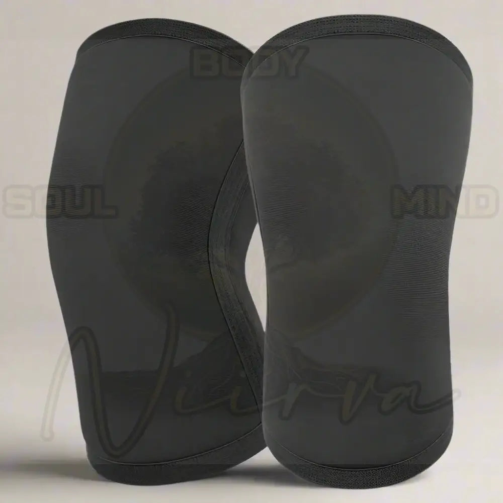 AOLIKES 7MM Elleboogcompressiekussens voor gewichtheffen Powerlifting Zwart / S