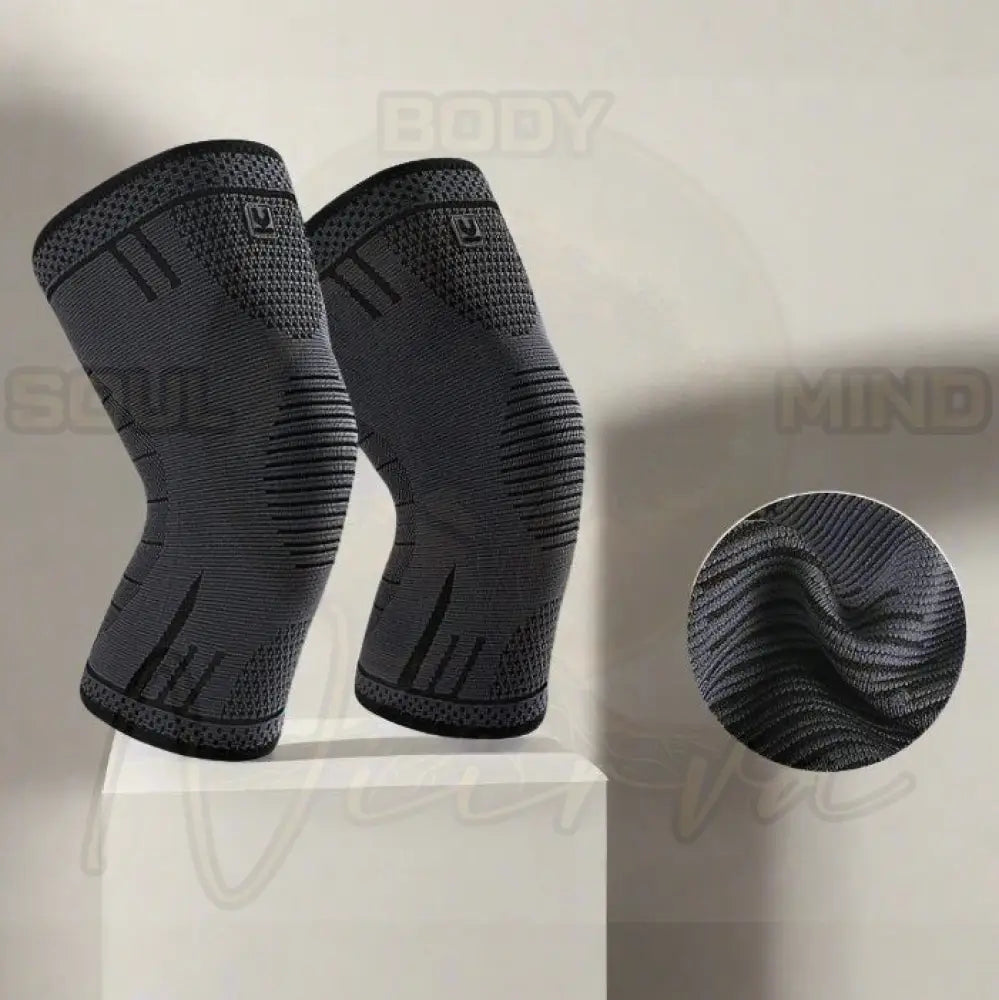 Compressie Knie Ondersteuning Mouw - 1 stuck Zwart / M