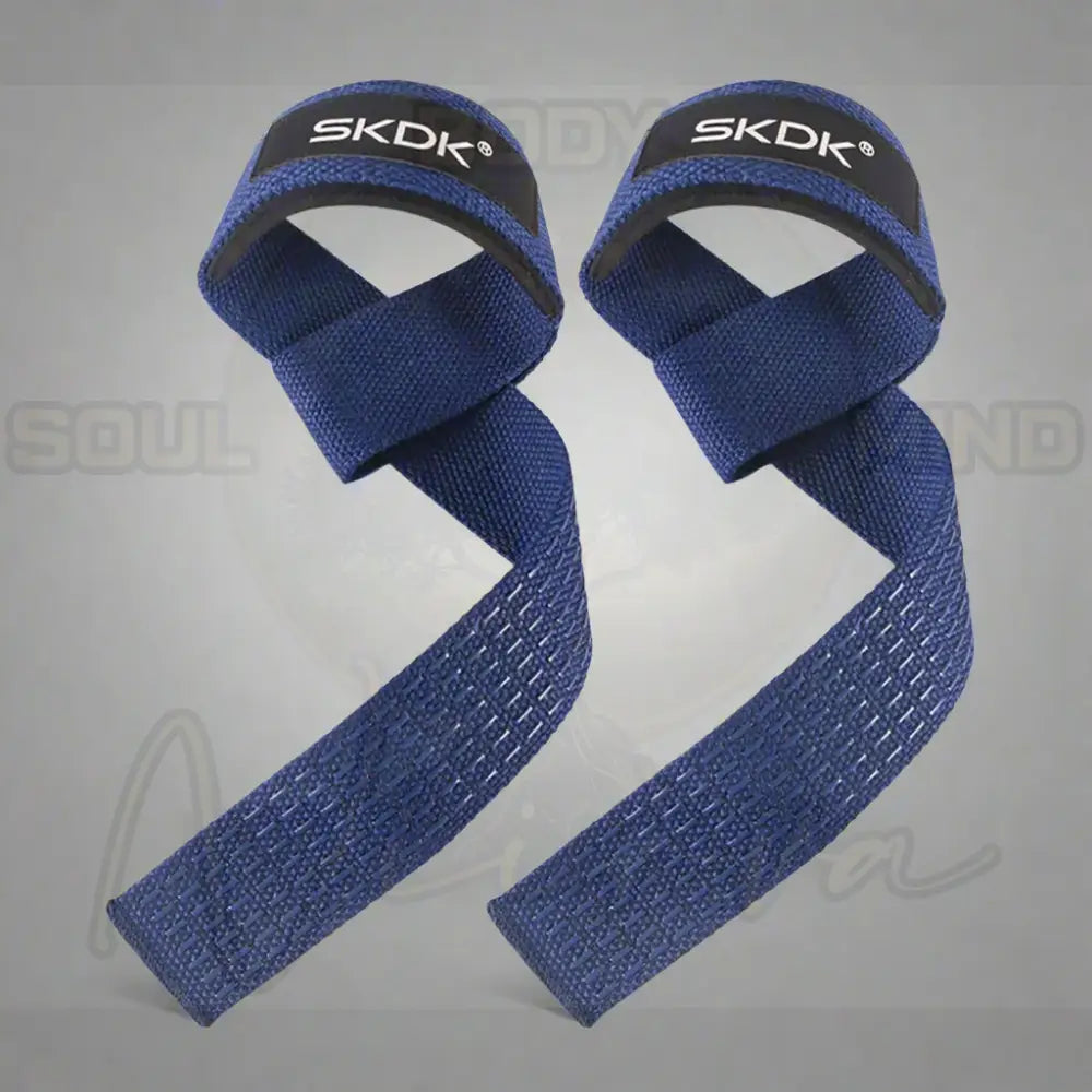Gewichthefriemen Antislip Siliconen Lifting Polsbandjes Blauw