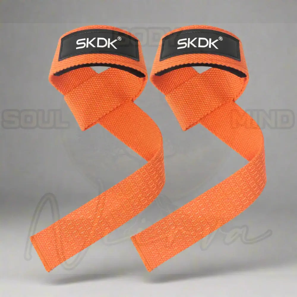 Gewichthefriemen Antislip Siliconen Lifting Polsbandjes Oranje