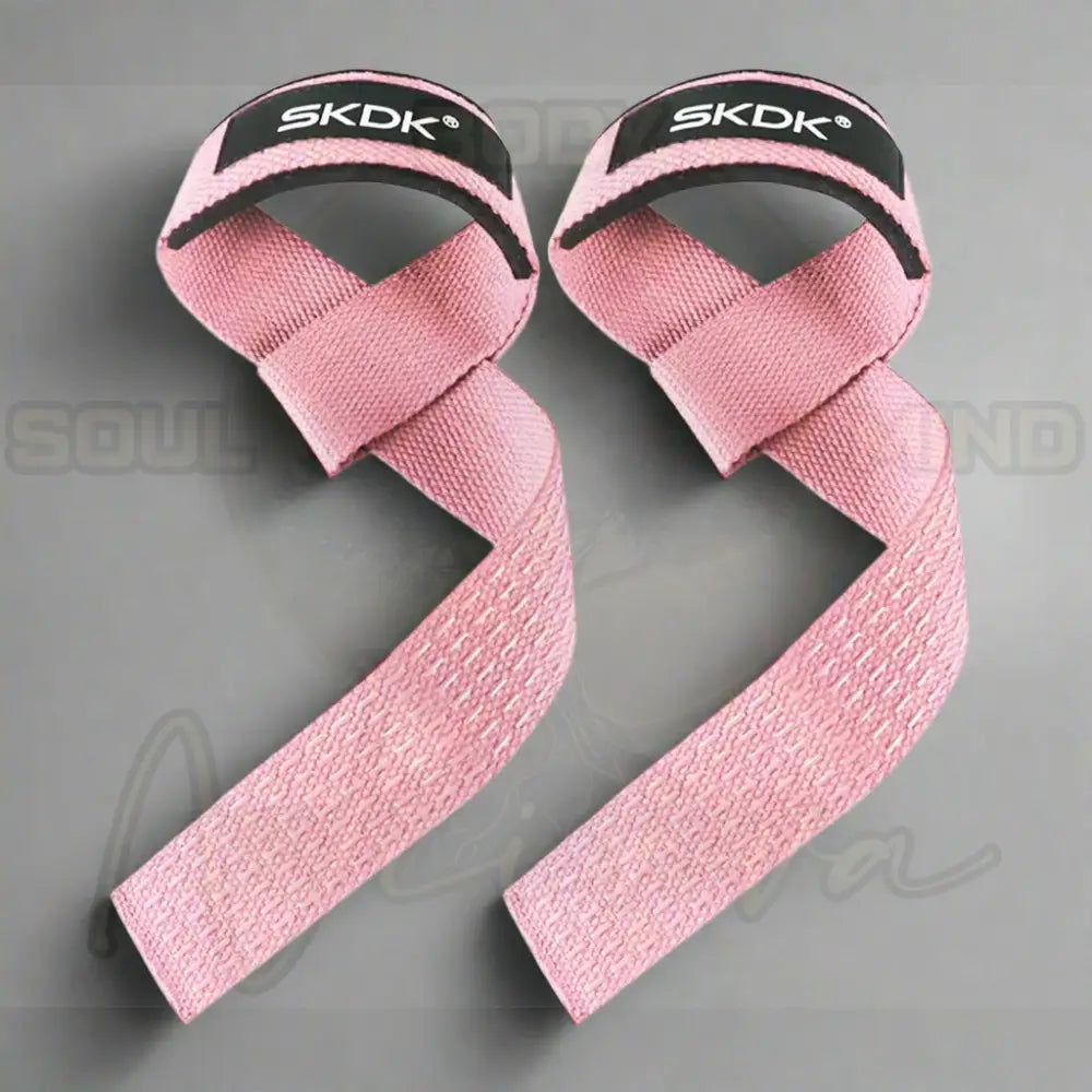 Gewichthefriemen Antislip Siliconen Lifting Polsbandjes Rose