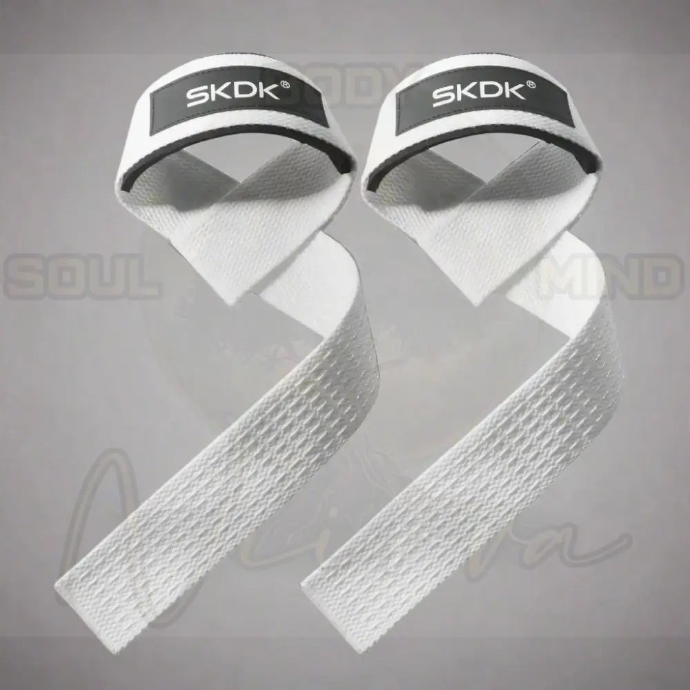 Gewichthefriemen Antislip Siliconen Lifting Polsbandjes Wit