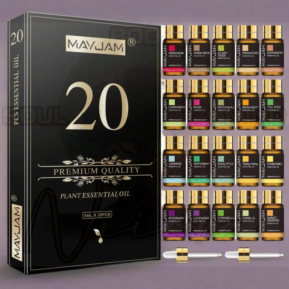 MAYJAM Pure Natuurlijke Essentiële Oliën 20st kit Voor Diffuser