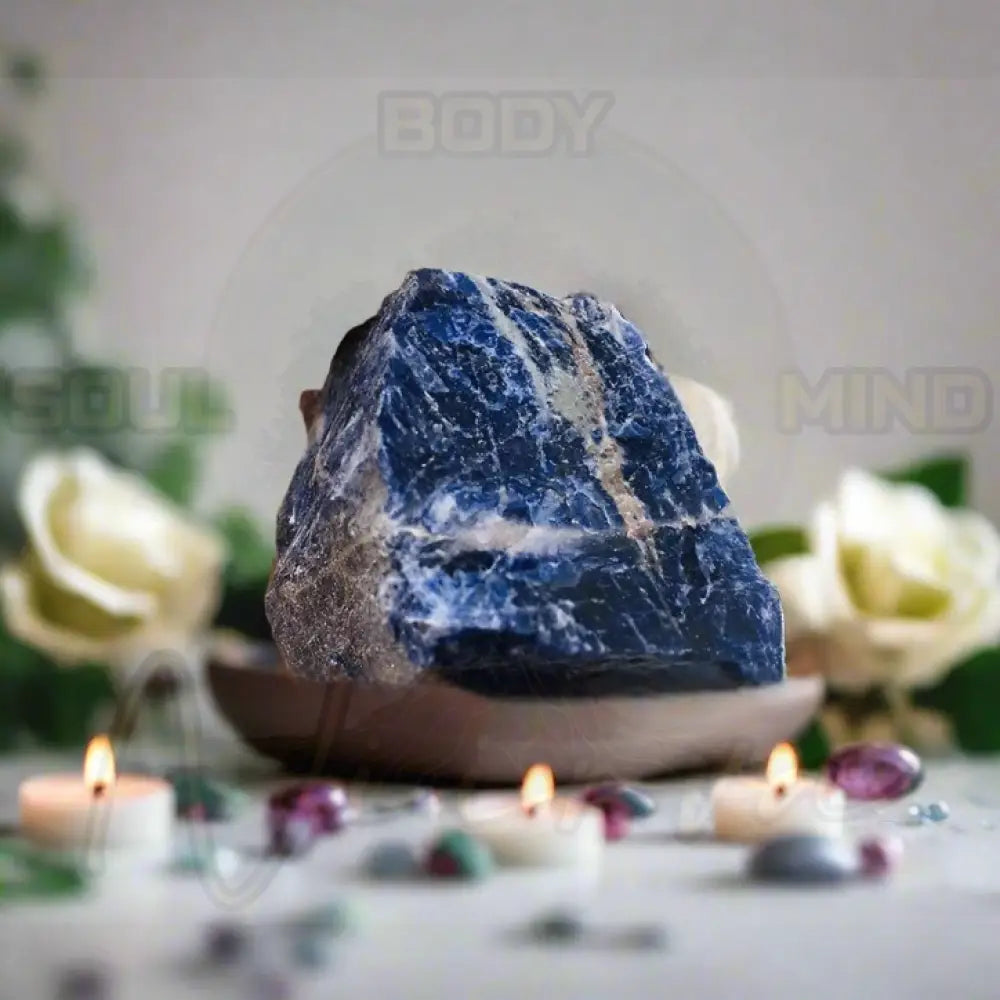 Natuurlijk Kristal Stenen 100g Blauwe Ader / ongeveer 100g