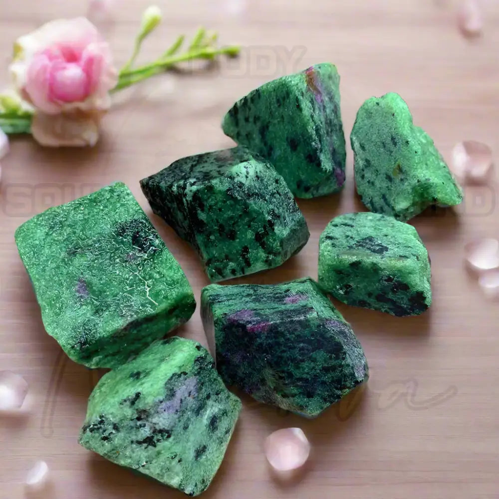 Natuurlijk Kristal Stenen 100g Clinozoïsiet / ongeveer 100g