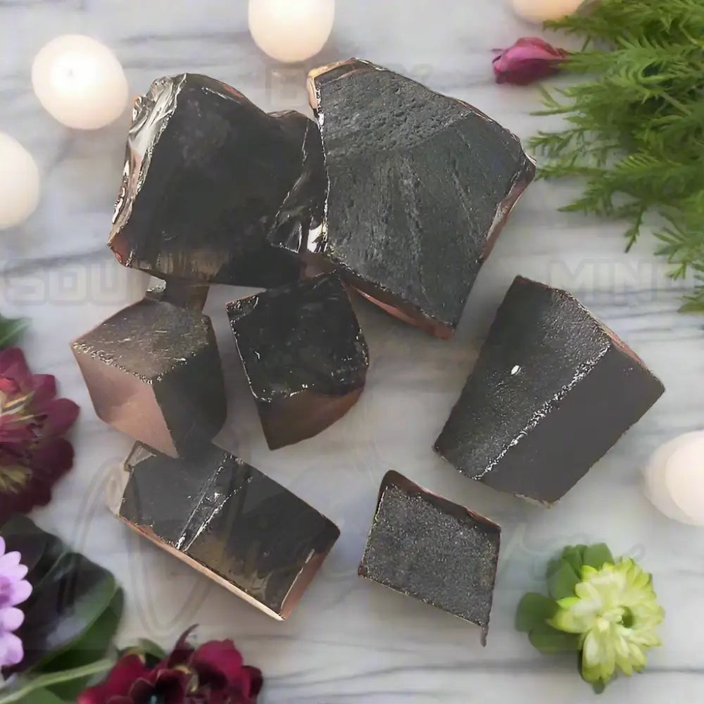 Natuurlijk Kristal Stenen 100g Obsidiaan / ongeveer 100g