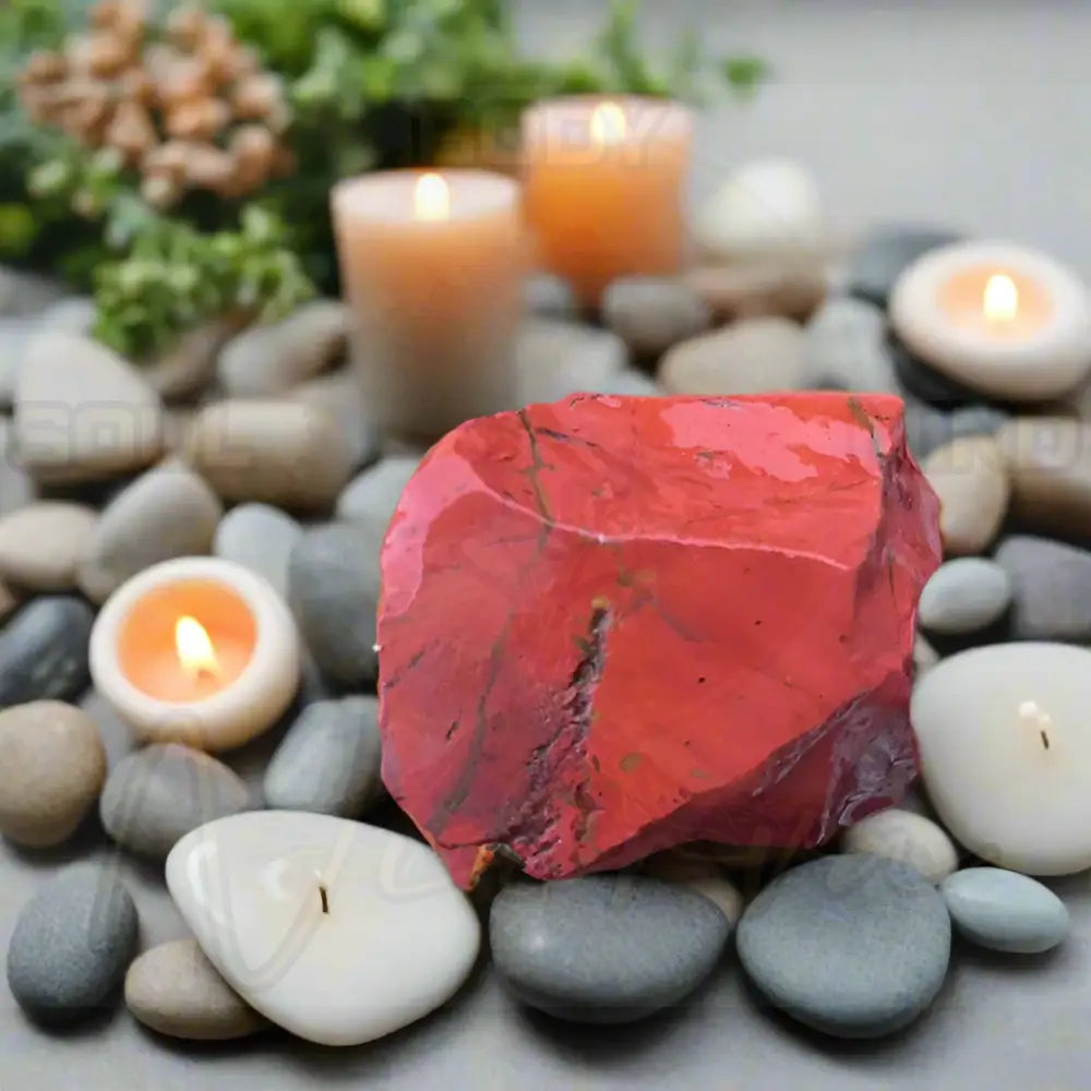 Natuurlijk Kristal Stenen 100g Rode Jaspis / ongeveer 100g