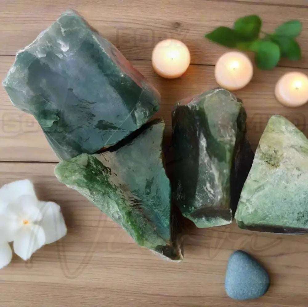 Natuurlijk Kristal Stenen 100g Zeegrasagaat / ongeveer 100g