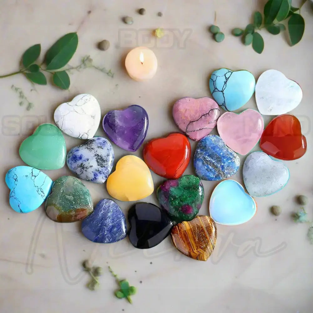 Natuurlijke mineraalstenen 20pcs / 20X20X6mm