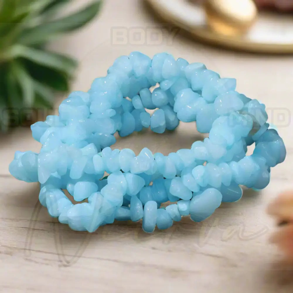 Natuursteen Armband Chalcedoon