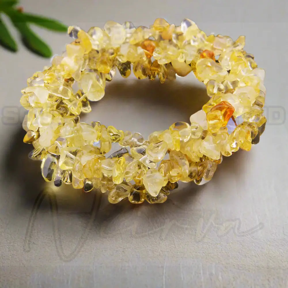 Natuursteen Armband Citrien