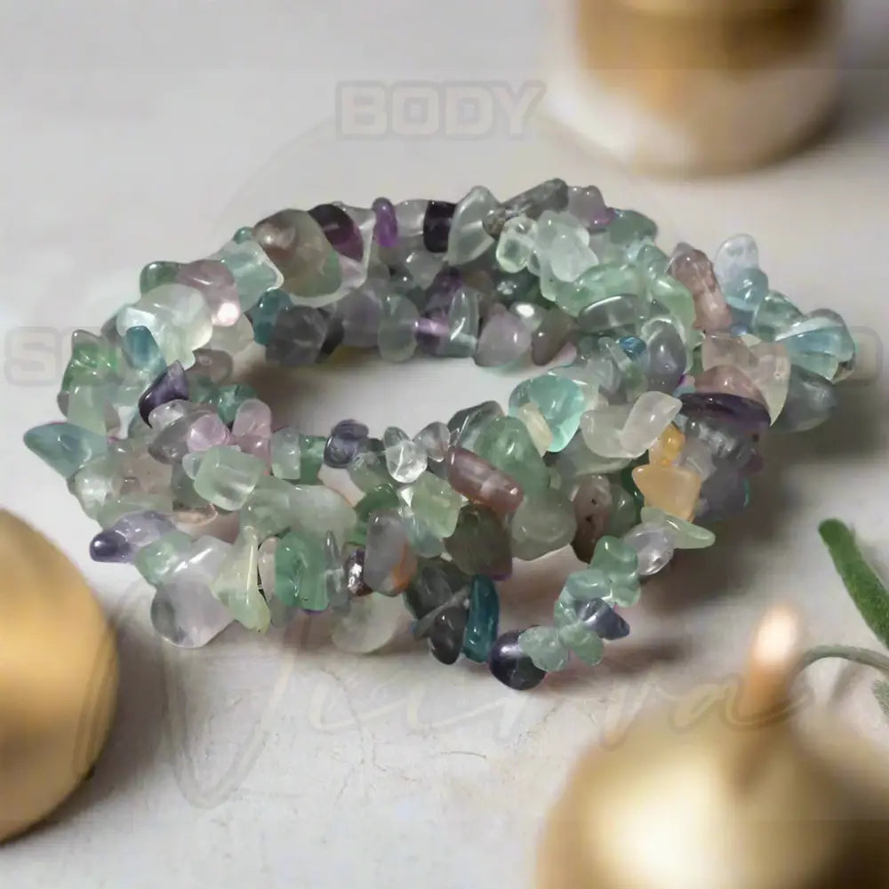 Natuursteen Armband Fluoriet