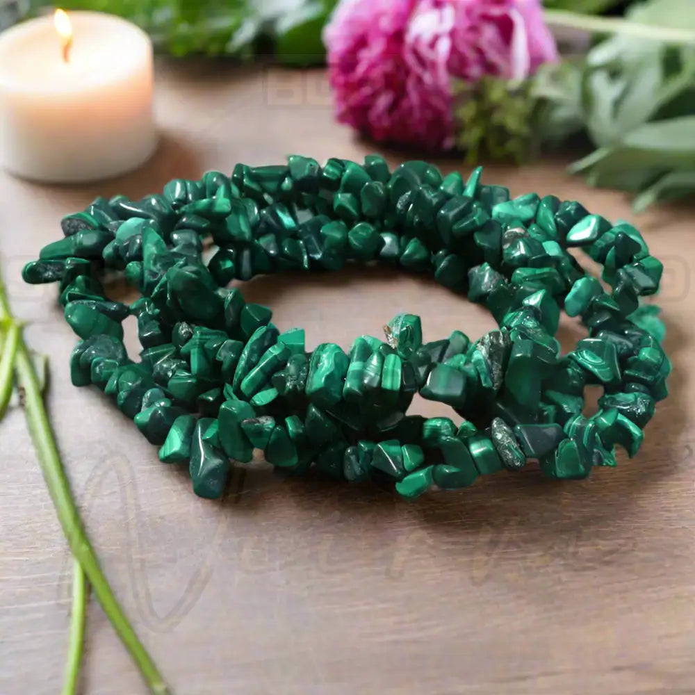 Natuursteen Armband Malachiet