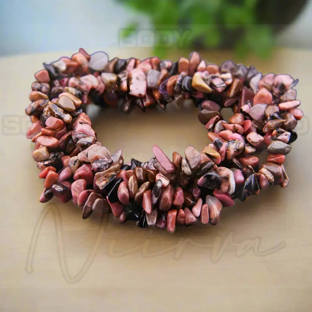 Natuursteen Armband Rhodoniet