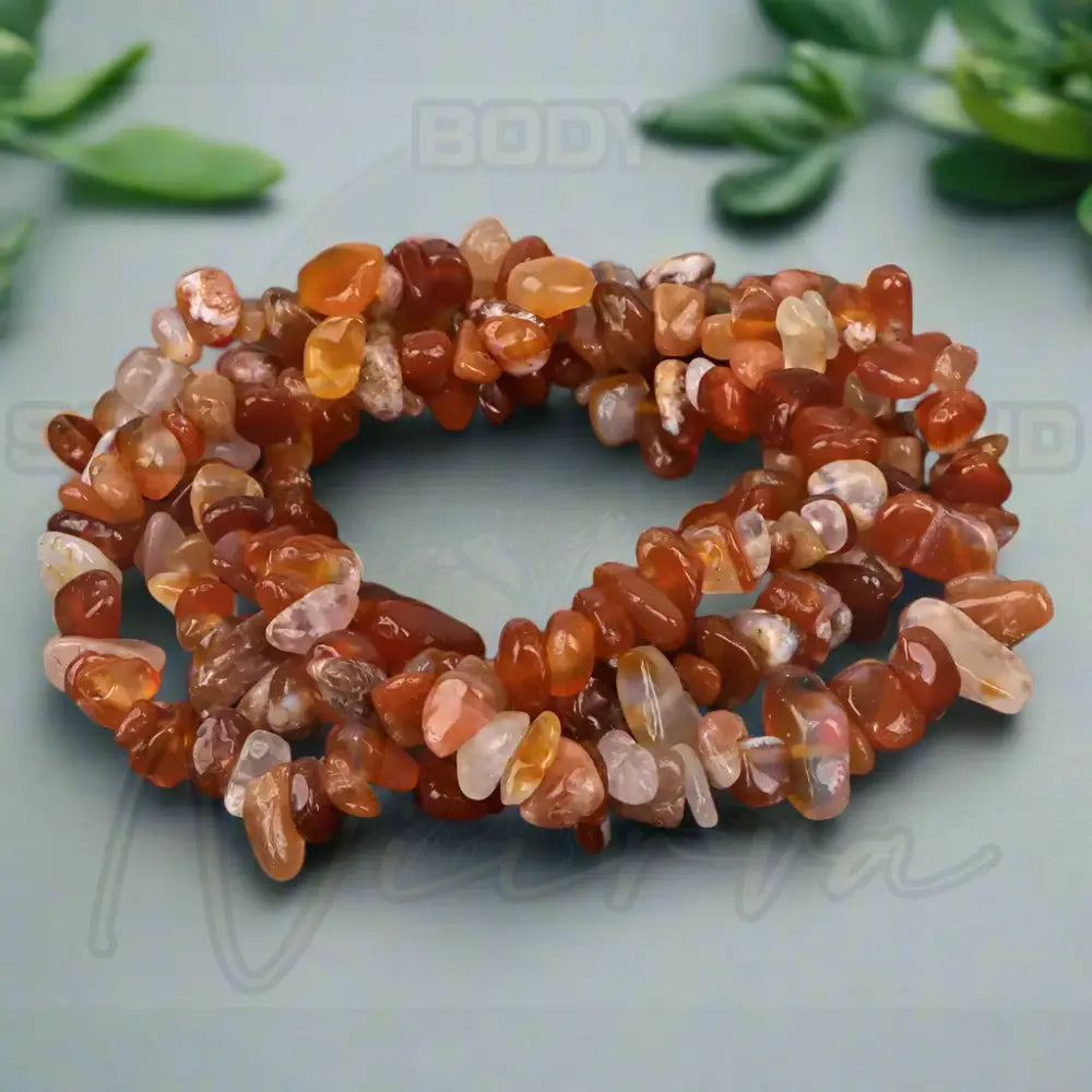 Natuursteen Armband Rode Agaat