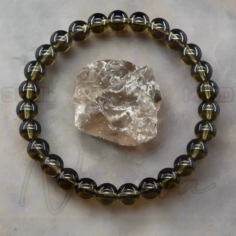 Natuursteen Reiki Armband 30 Theekristal / 19cm(7.48inch) / 8 mm Kralen