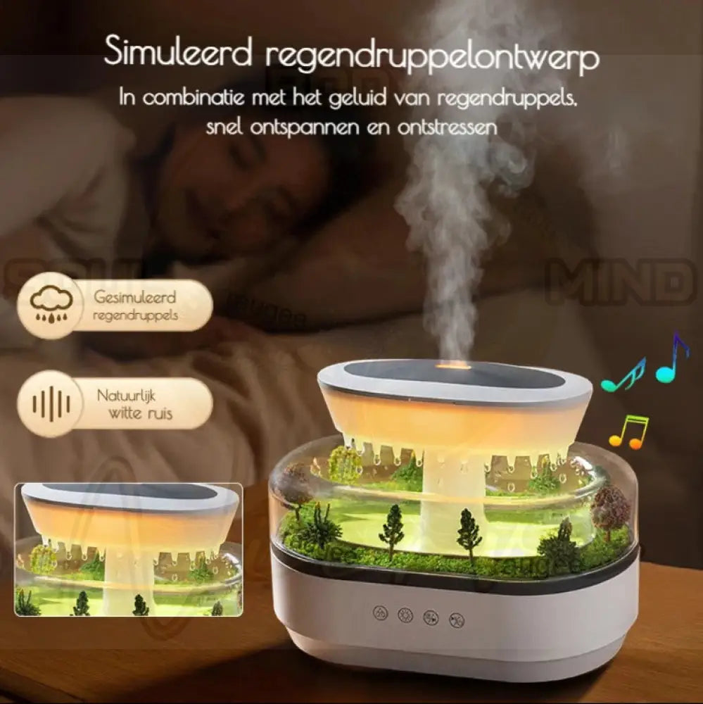 Raindrop Luchtbevochtiger voor Aromatherapie
