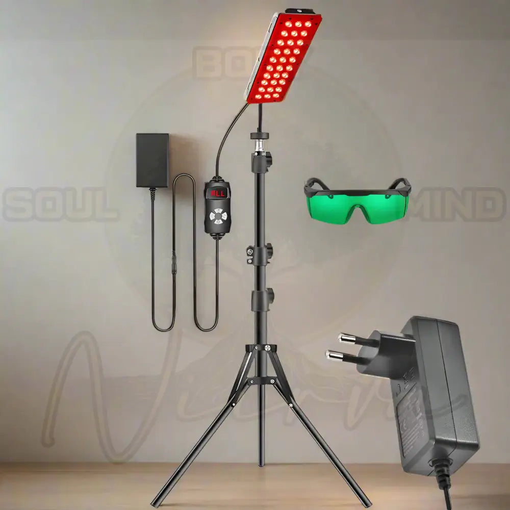 Rode LED-lamp voor lichttherapie