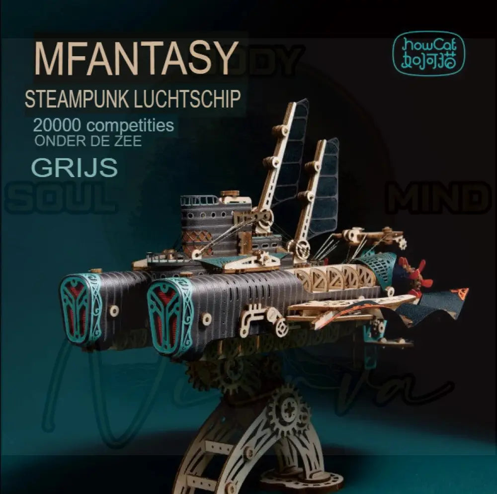 Ruimteschip Diy 3d Houten Puzzel