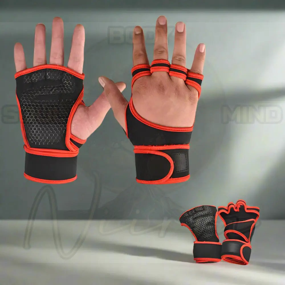 Training Sporthandschoenen B-Rood / M