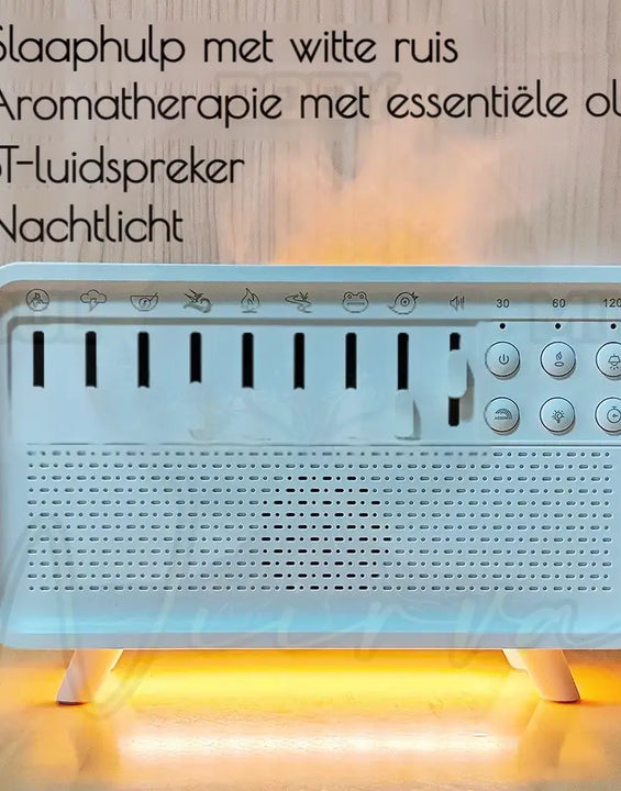 3 in 1 Bluetooth Speaker / Witte Ruis-Natuurgeluid muziek / Luchtbevochtiger met licht