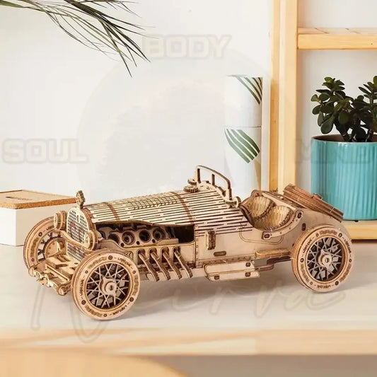 3D auto houten puzzel schaalmodel