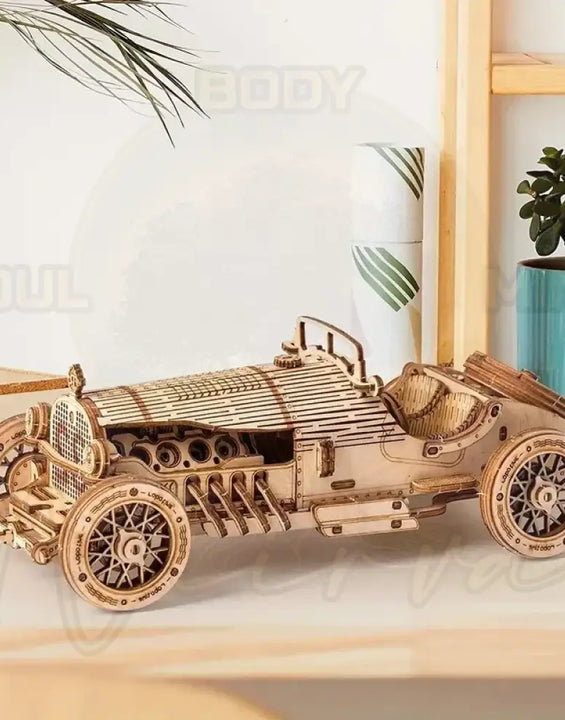 3D auto houten puzzel
