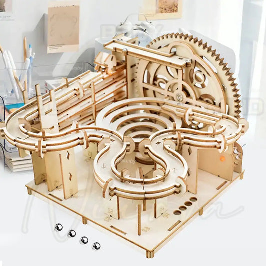 3D Houten Puzzel DIY Mechanische Handleiding