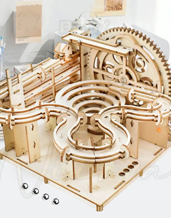 3D Houten Puzzel DIY Mechanische Handleiding
