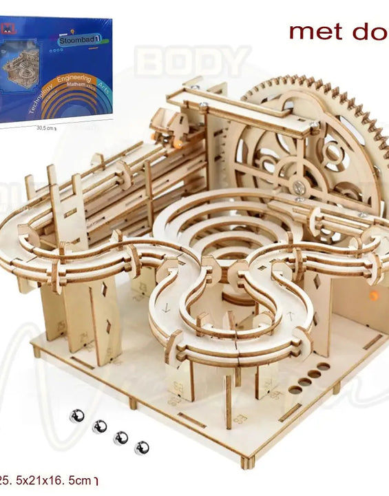 3D Houten Puzzel DIY Mechanische Handleiding