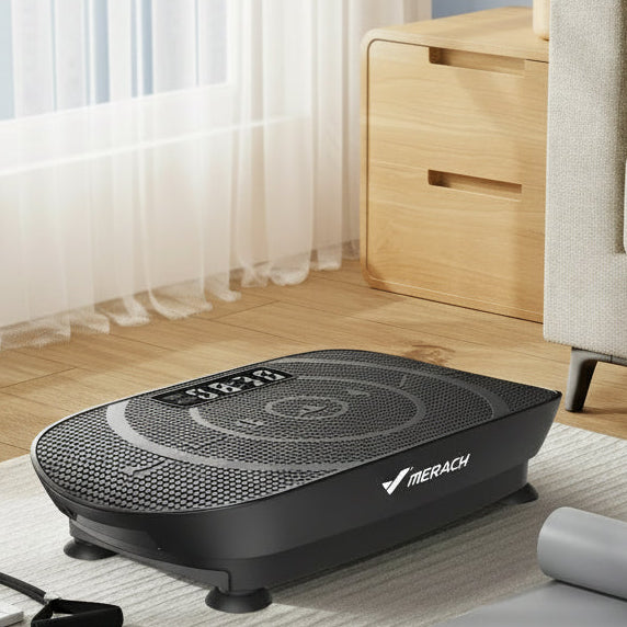 MERACH Trillingsplaat – Full Body Workout | Vetverbranding, Spieropbouw & Lichaamsvormen | Tot 150 kg Draagkracht