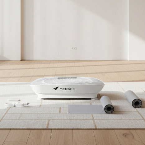 MERACH Trillingsplaat – Full Body Workout | Vetverbranding, Spieropbouw & Lichaamsvormen | Tot 150 kg Draagkracht