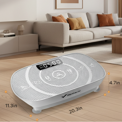 MERACH Trillingsplaat – Full Body Workout | Vetverbranding, Spieropbouw & Lichaamsvormen | Tot 150 kg Draagkracht