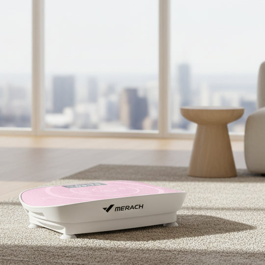 MERACH Trillingsplaat – Full Body Workout | Vetverbranding, Spieropbouw & Lichaamsvormen | Tot 150 kg Draagkracht