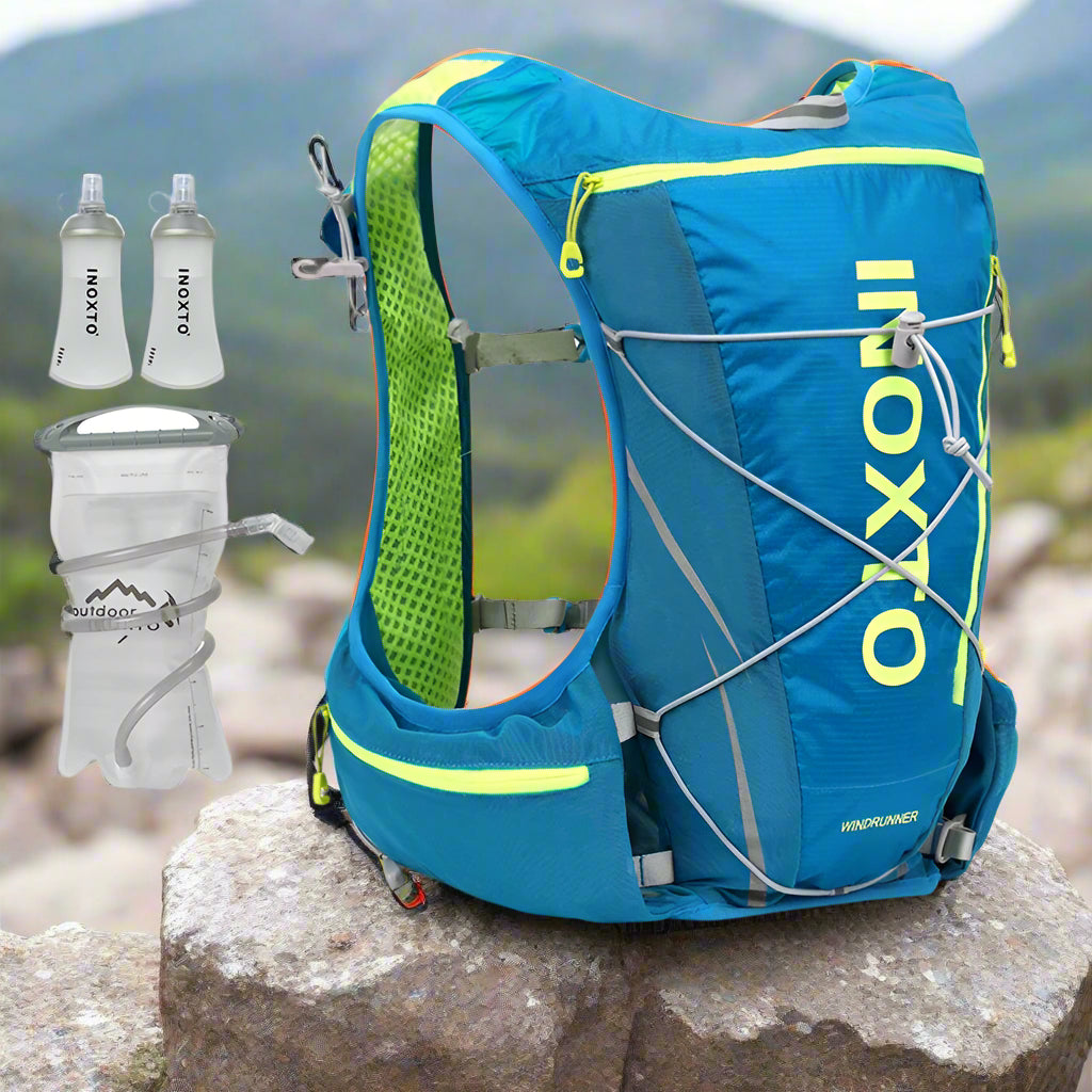 Hydratatie Rugzak – 8L | Voor Hardlopen, Fietsen, Hiking & Marathons – Inclusief 1,5L Waterzak + 500ml Waterfles
