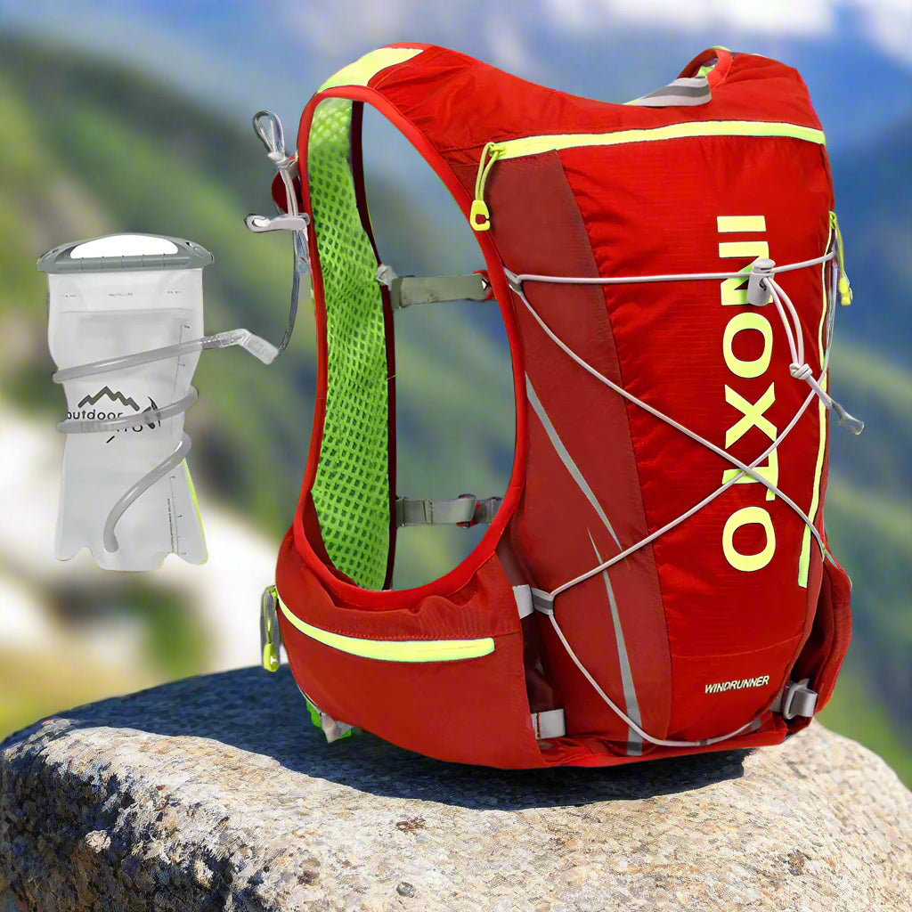 Hydratatie Rugzak – 8L | Voor Hardlopen, Fietsen, Hiking & Marathons – Inclusief 1,5L Waterzak + 500ml Waterfles