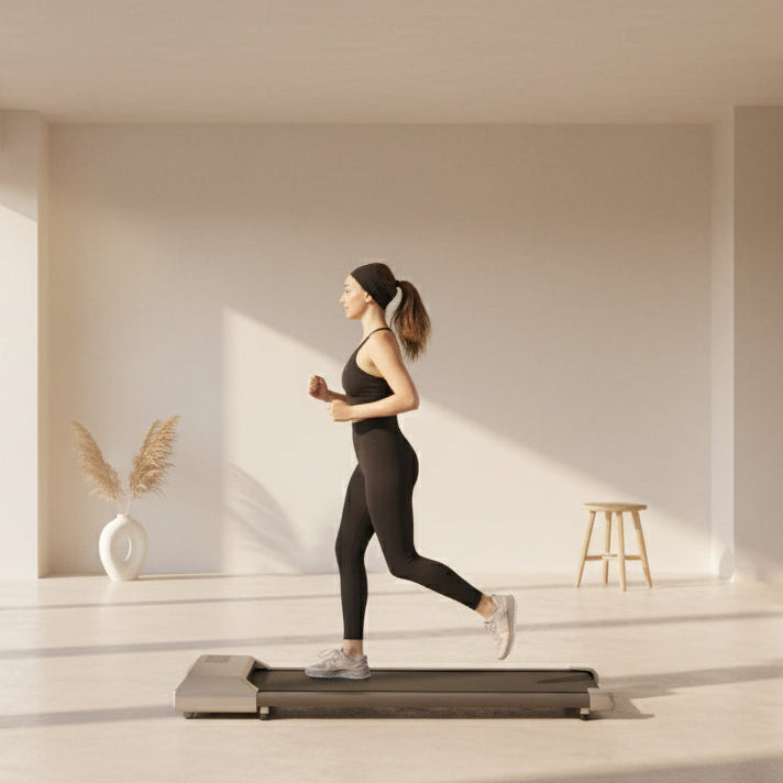 Ultra-Dunne Slimme Walking Pad Loopband – 2.5HP | 300–350 lbs Draagkracht | Bluetooth & App Control
