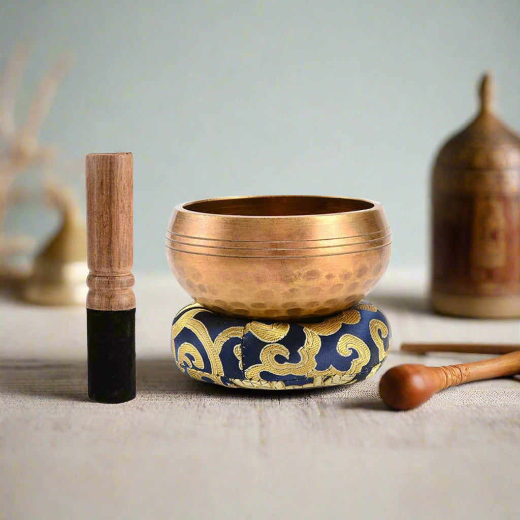 Handgemaakt & Authentiek Tibetaanse Klankschaal Set – 8,5–20 cm