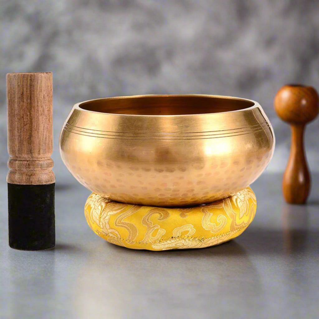 Handgemaakt & Authentiek Tibetaanse Klankschaal Set – 8,5–20 cm