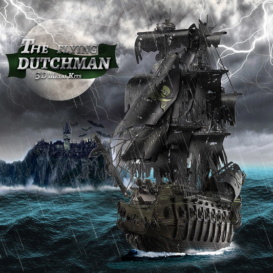 3D metalen puzzel De vliegende hollander