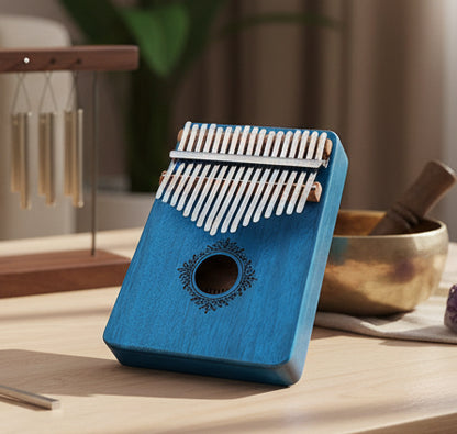 Kalimba Duimpiano 17 Toetsen – Mahoniehout | Draagbaar Muziekinstrument