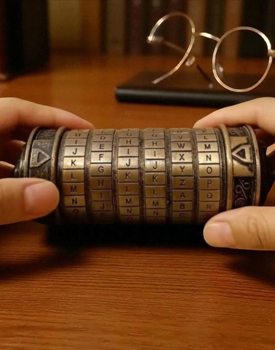 Cadenas à code Leonardo Da Vinci, jouets, cadenas Cryptex en métal pour cadeaux de mariage, cadeaux de Saint-Valentin